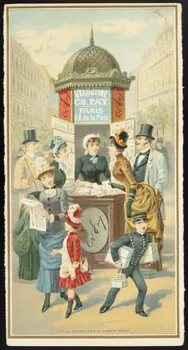 carte réclame chromo Paris 1884-1890 1995.1.1212.1 Photo