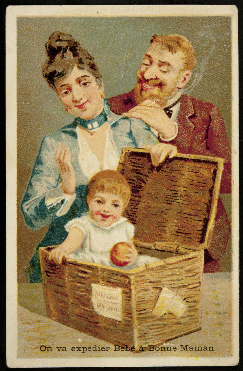 carte réclame chromo Paris 1884-1900 1995.1.1213.2 Photo Mucem