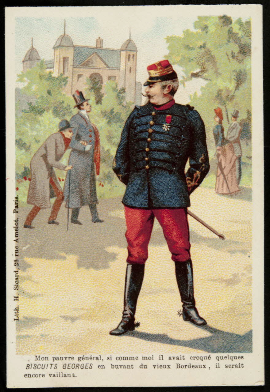 carte réclame chromo Paris 1884-1890 1995.1.1217.8 Photo