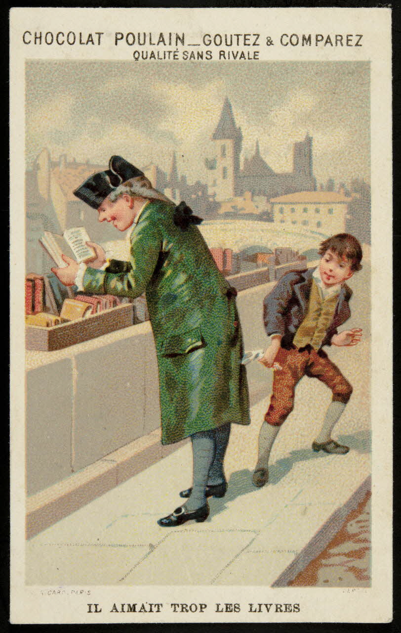 carte réclame chromo Paris 1884-1890 1995.1.1218.1 Photo