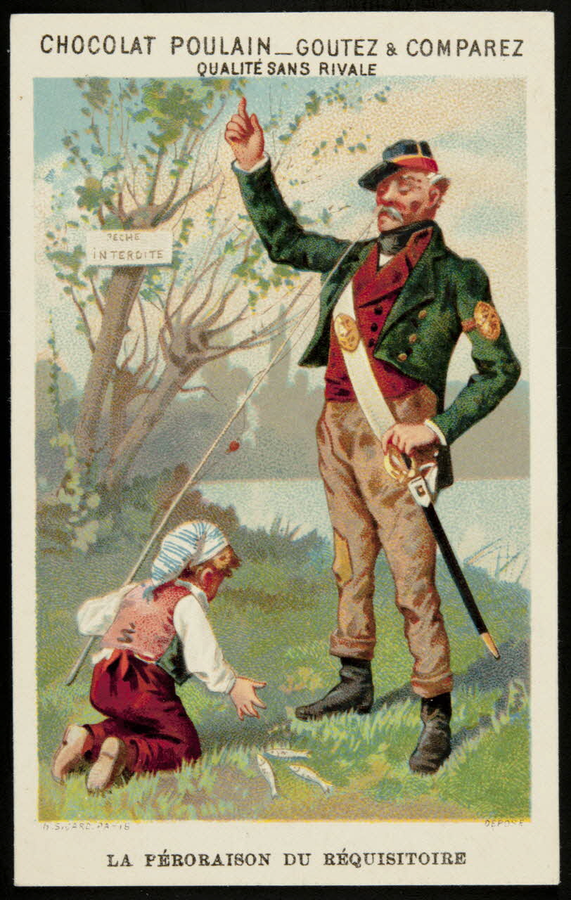 carte réclame chromo Paris 1884-1890 1995.1.1218.2 Photo