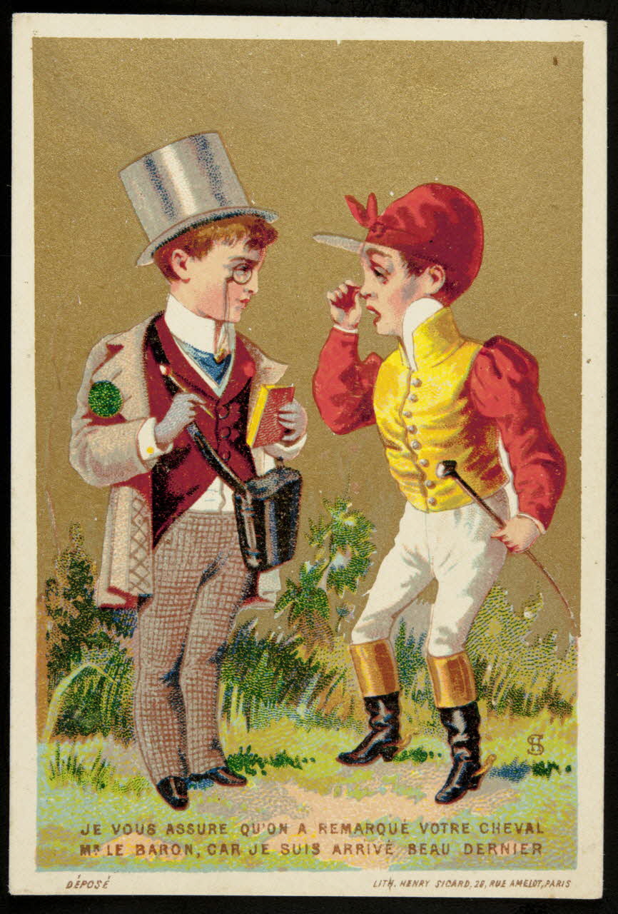 carte réclame chromo Paris 1884-1890 1995.1.1219.2 Photo