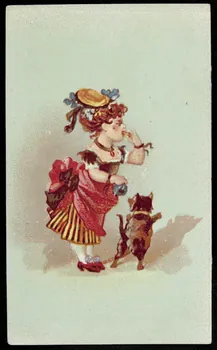Jules Chéret carte réclame chromo Paris 1875-1881 1995.1.1222.1 Photo