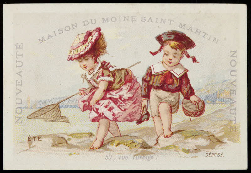 Jules Chéret carte réclame chromo Paris 1875-1881 1995.1.1225.2 Photo