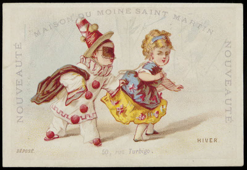 Jules Chéret carte réclame chromo Paris 1875-1881 1995.1.1225.3 Photo
