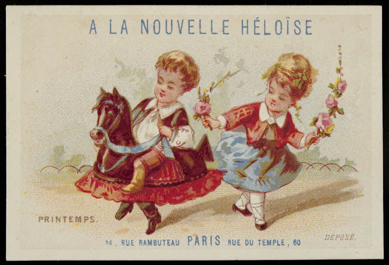 Jules Chéret carte réclame chromo Paris 1875-1881 1995.1.1225.4 Photo