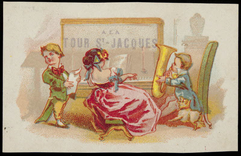 Jules Chéret carte réclame chromo Paris 1875-1881 1995.1.1226.2 Photo