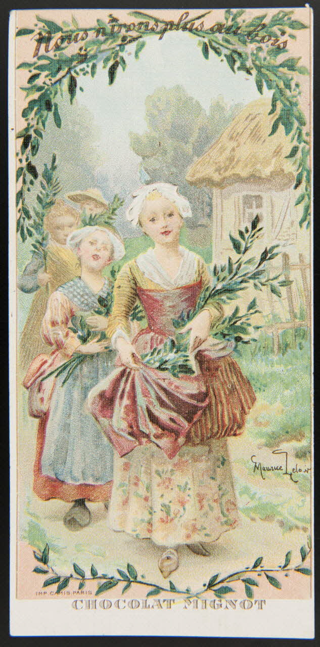 Maurice Leloir carte réclame chromo Paris 1882-1910 1995.1.1238.10 Photo