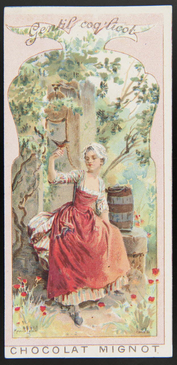 Maurice Leloir carte réclame chromo Paris 1882-1910 1995.1.1238.3 Photo