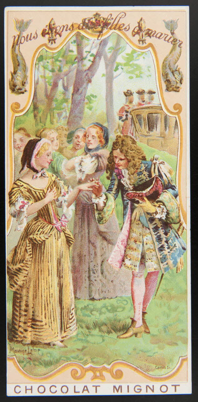 Maurice Leloir carte réclame chromo Paris 1882-1910 1995.1.1238.9 Photo