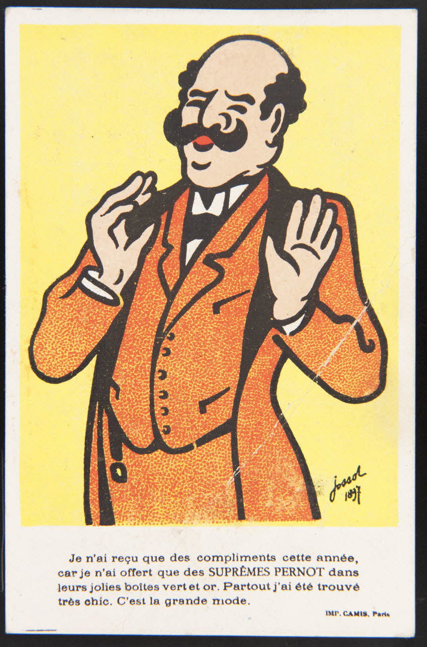 Jossot carte réclame chromo Paris 1897 1995.1.1245.1 Photo