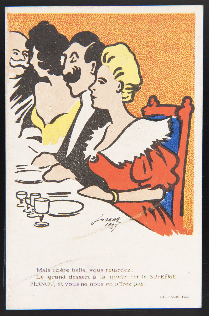 Jossot carte réclame chromo Paris 1897 1995.1.1245.2 Photo