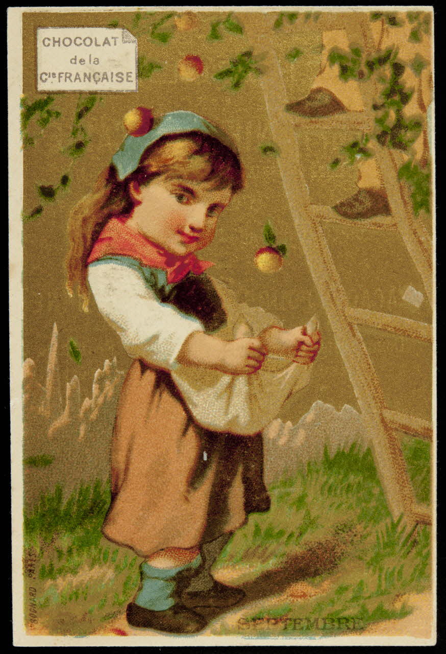 Bognard carte réclame chromo Paris 1876-1890 1995.1.125.4 Photo
