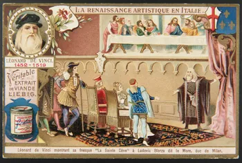 Giorgio Vasari carte réclame chromo Anvers 1568 1995.1.1262.1 Photo