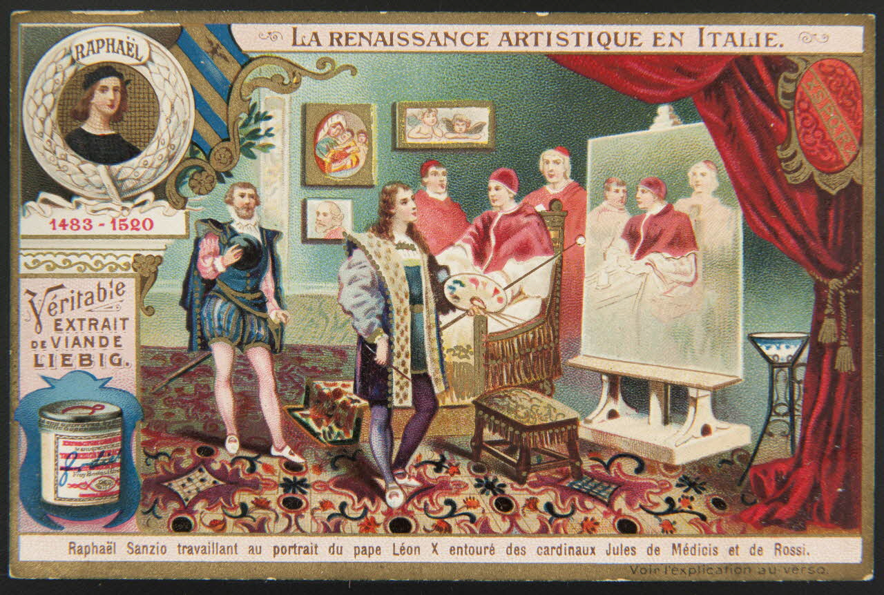 Raphaël carte réclame chromo Anvers 1506 1995.1.1262.2 Photo