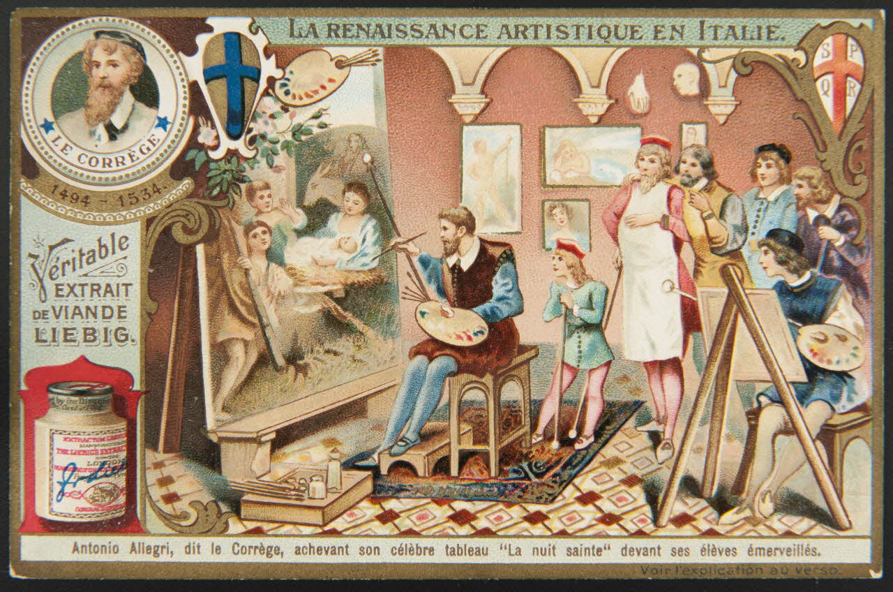 carte réclame chromo Anvers 1904 1995.1.1262.3 Photo