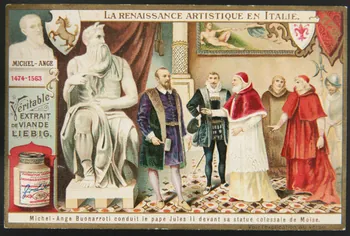 Giorgio Vasari carte réclame chromo Anvers 1904 1995.1.1262.4 Photo