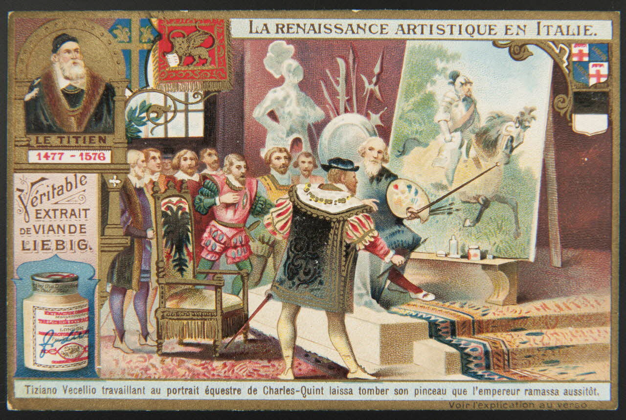 Titien carte réclame chromo Anvers 1562 1995.1.1262.5 Photo