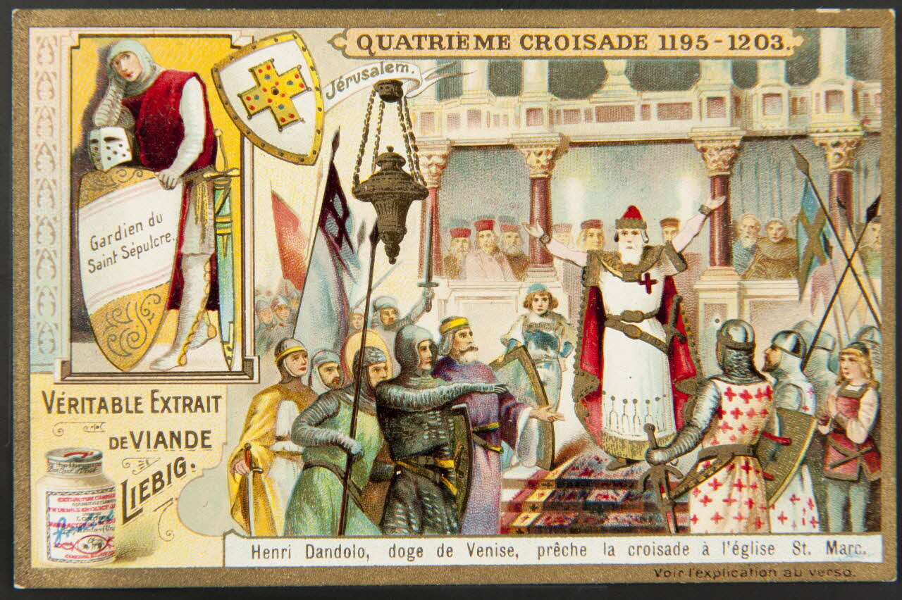 carte réclame chromolithographie Anvers 1905 1995.1.1274.4 Photo