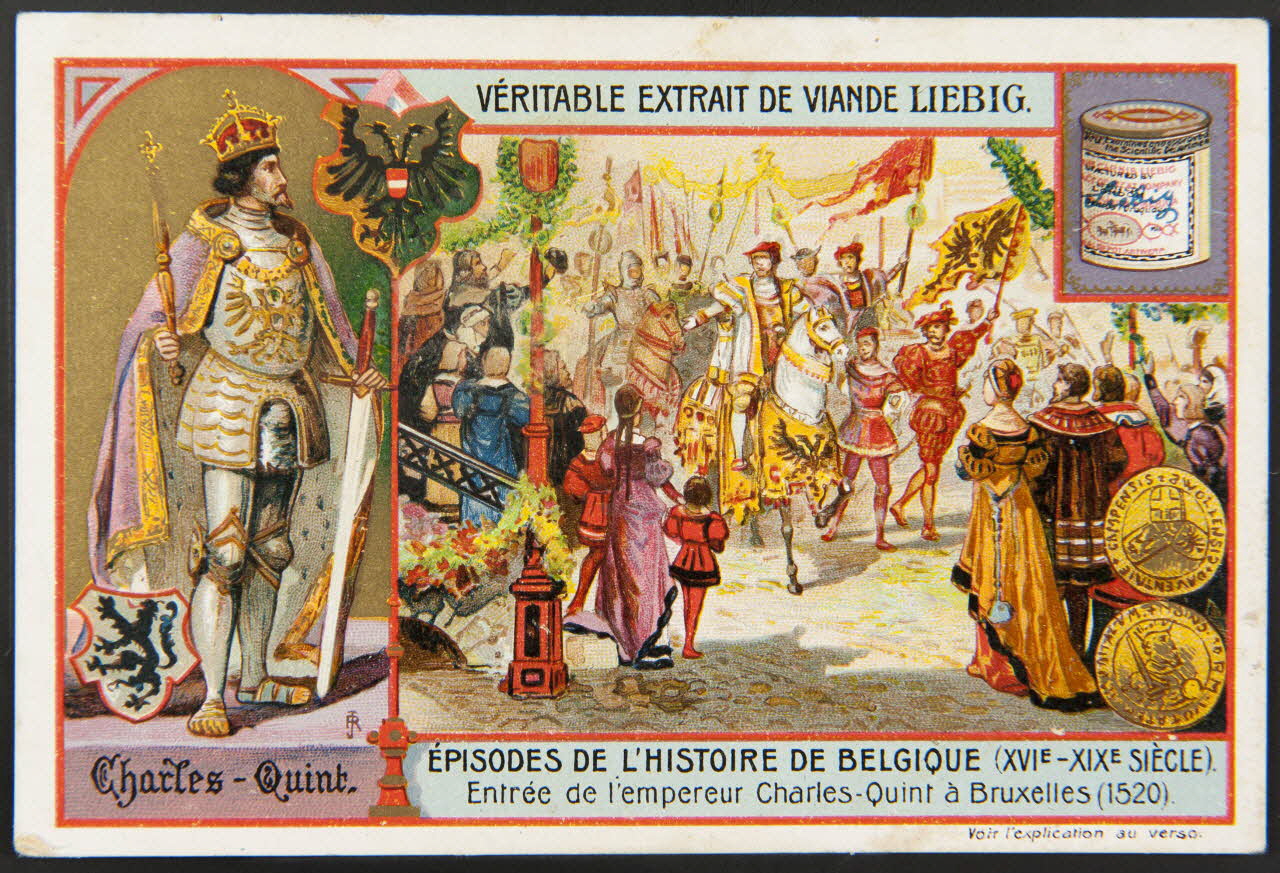 carte réclame chromo Anvers 1905 1995.1.1276.1 Photo