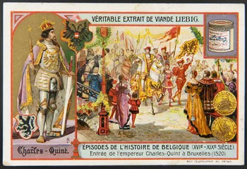 carte réclame chromo Anvers 1905 1995.1.1276.1 Photo