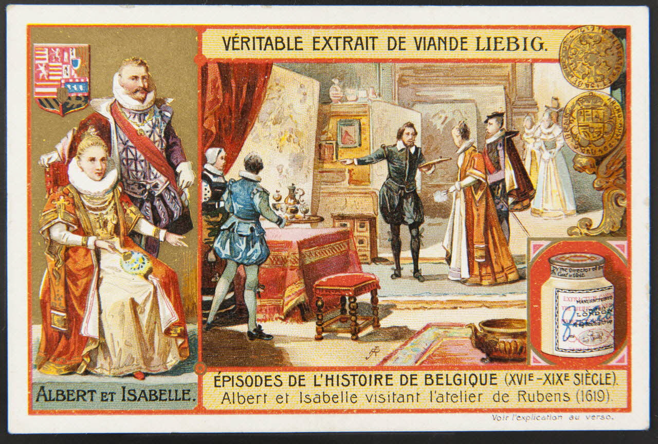 carte réclame chromo Anvers 1905 1995.1.1276.3 Photo