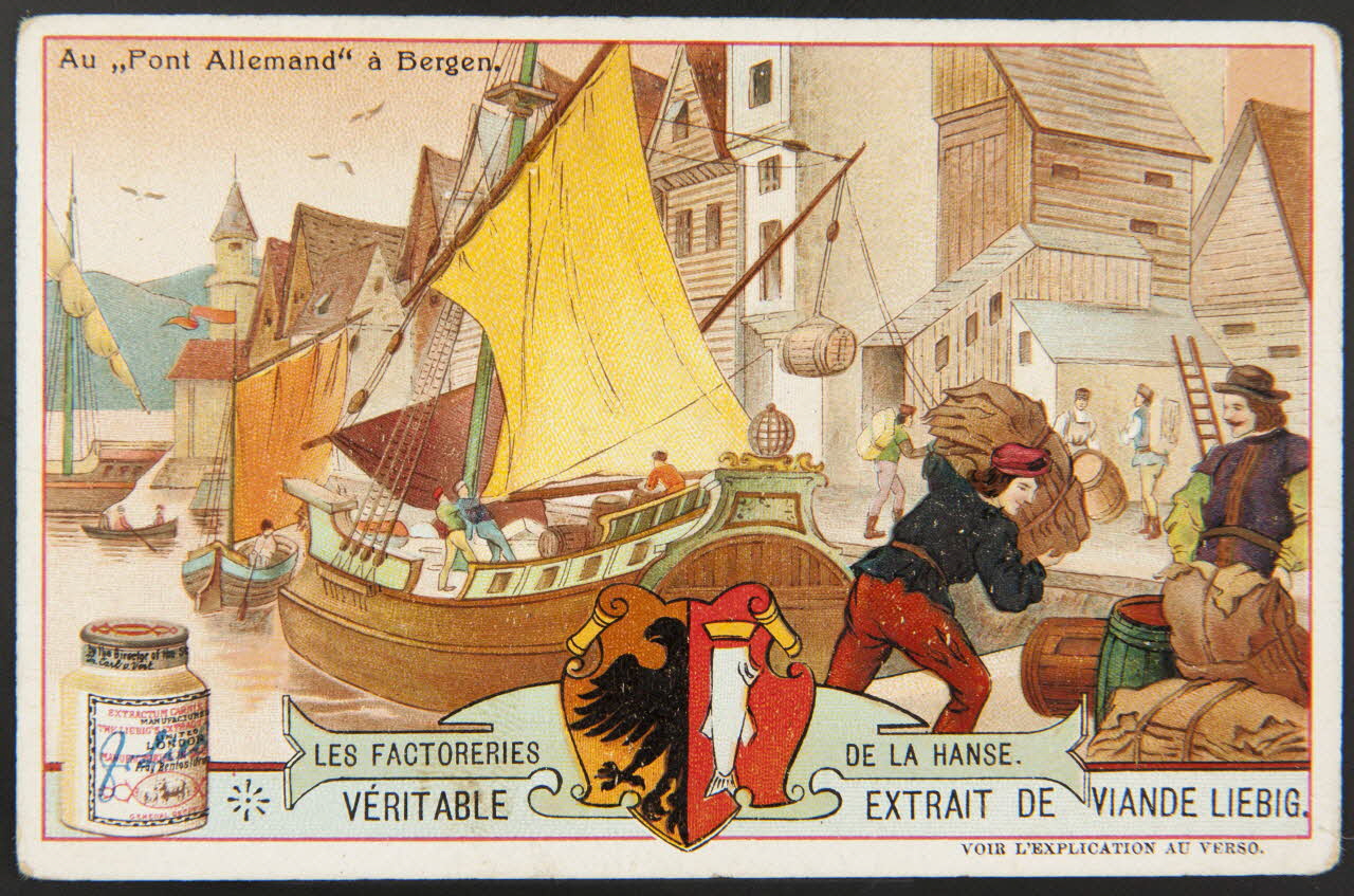 carte réclame chromo Anvers 1905 1995.1.1277.3 Photo