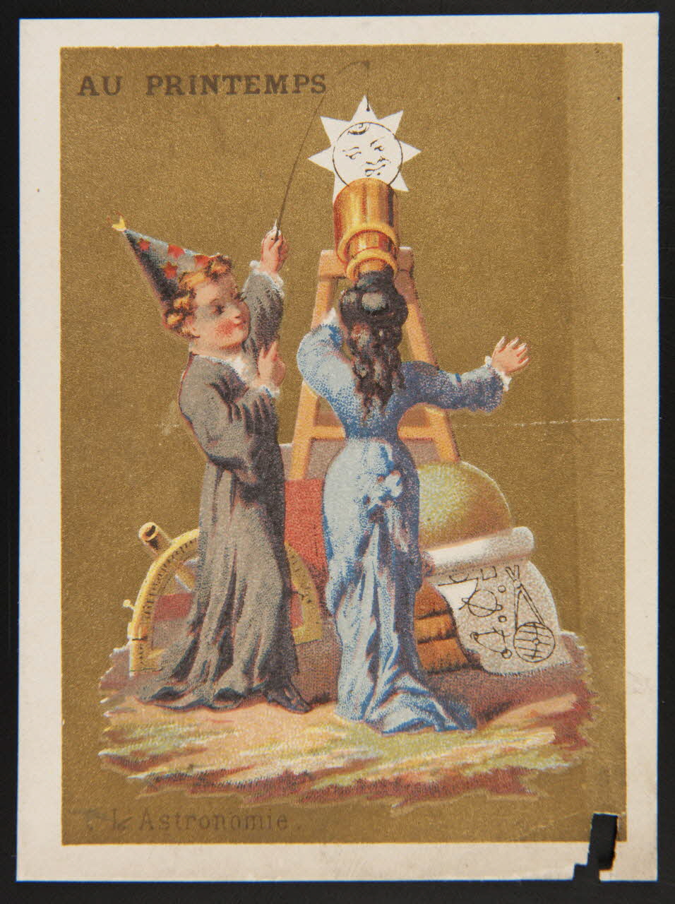 Dangivillé carte réclame chromo Paris 1877-1882 1995.1.128.1 Photo