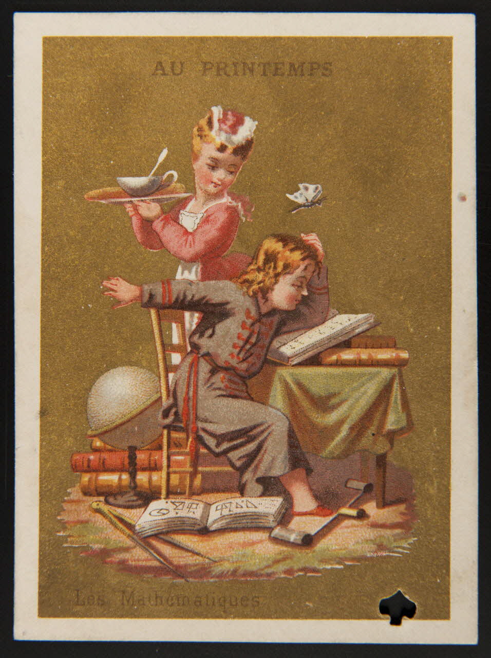 Dangivillé carte réclame chromo Paris 1877-1882 1995.1.128.4 Photo