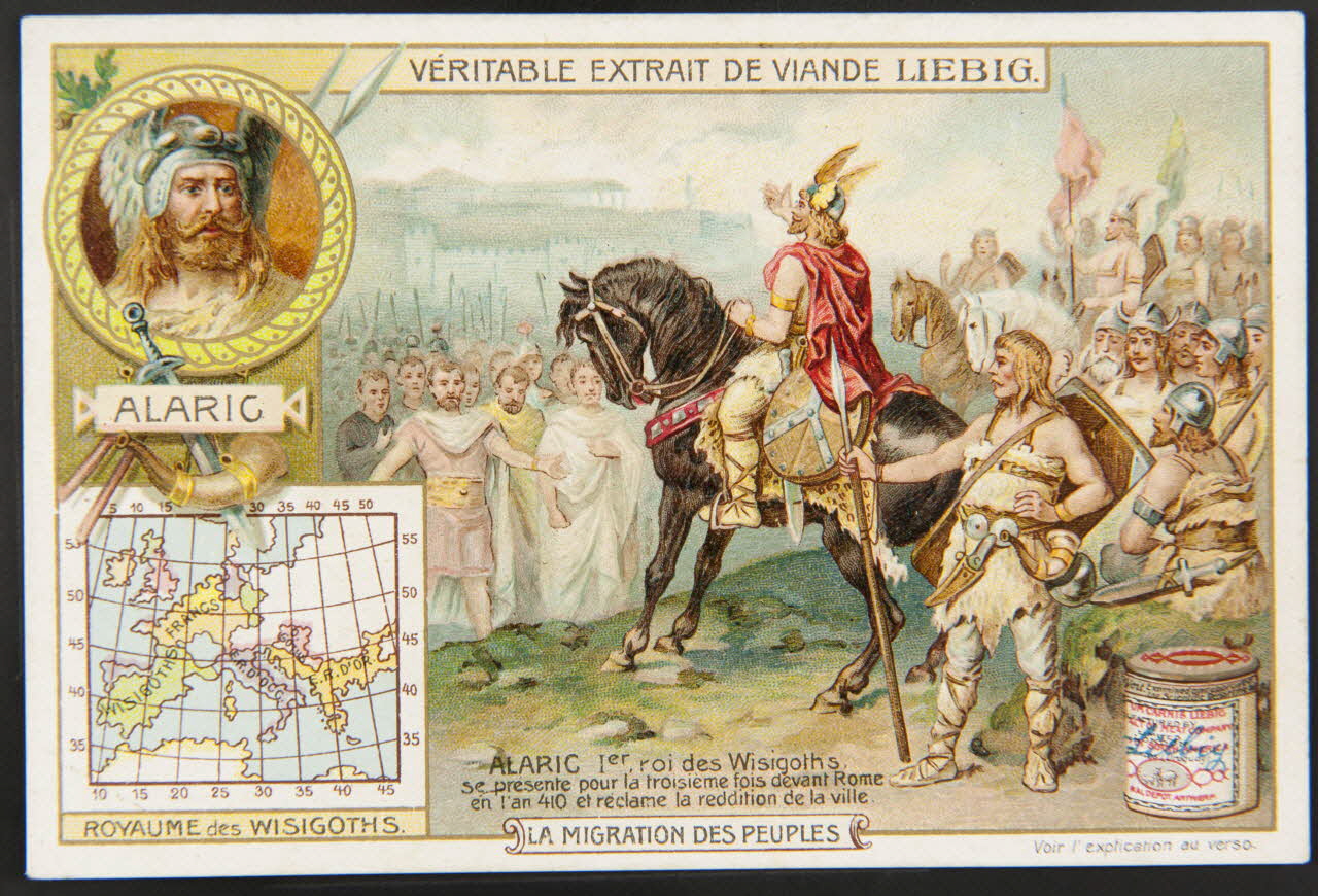 carte réclame chromo Anvers 1905 1995.1.1281.2 Photo