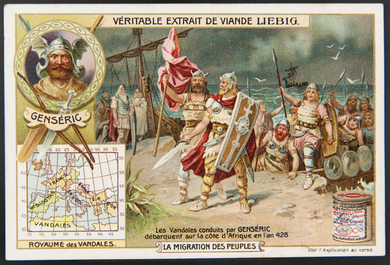 carte réclame chromo Anvers 1905 1995.1.1281.3 Photo