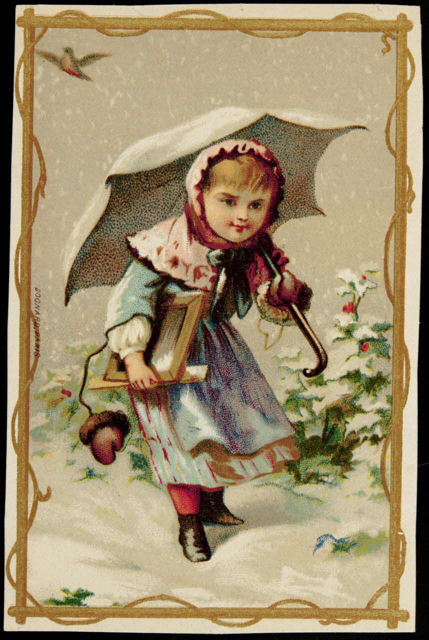 Bognard carte réclame chromo Paris 1876-1890 1995.1.13.4 Photo