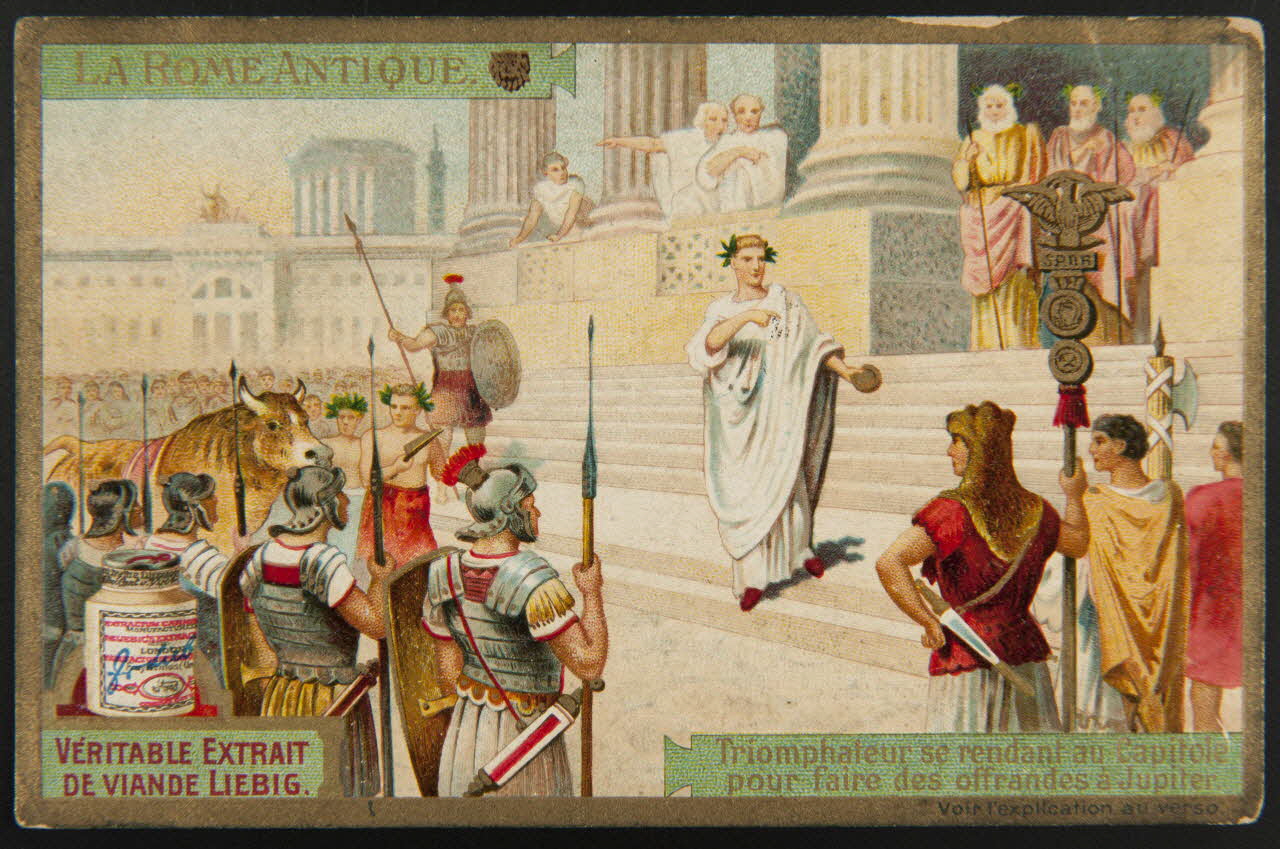 carte réclame chromo Anvers 1906 1995.1.1301.1 Photo