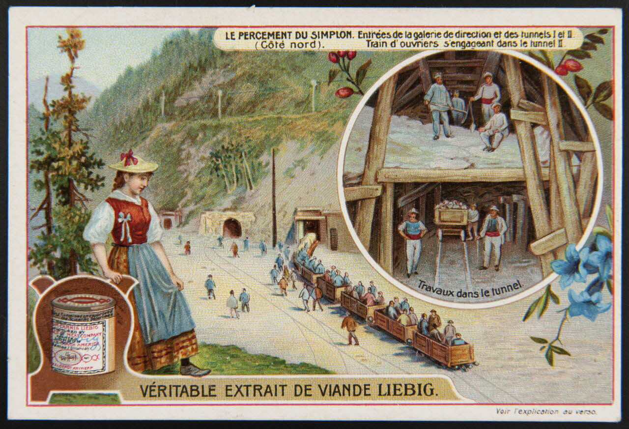 carte réclame chromo Anvers 1906 1995.1.1306.1 Photo