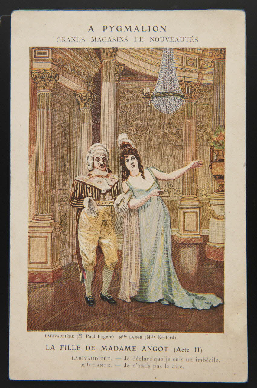 Goupil carte réclame chromo Paris 1880-1920 1995.1.1312.7 Photo