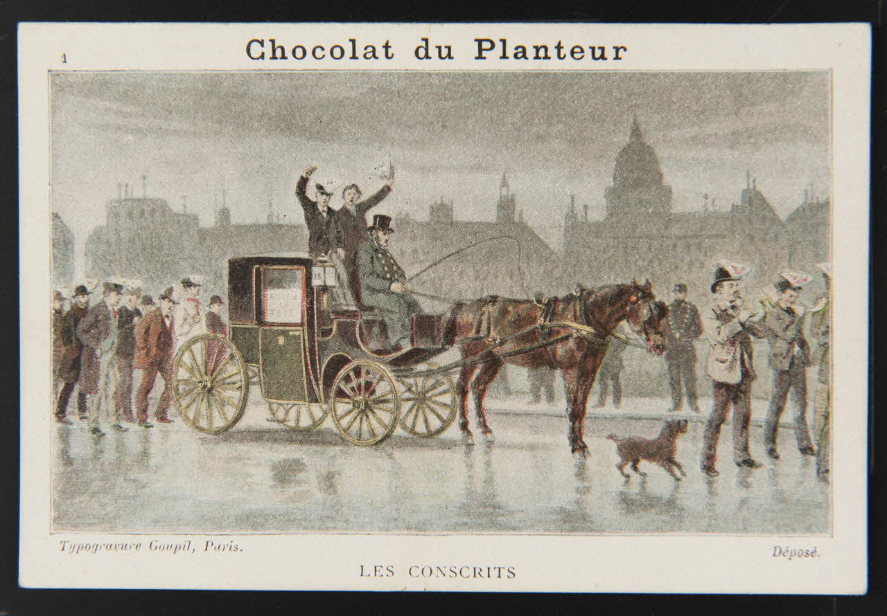 Goupil carte réclame chromo Paris 1880-1920 1995.1.1313.1 Photo