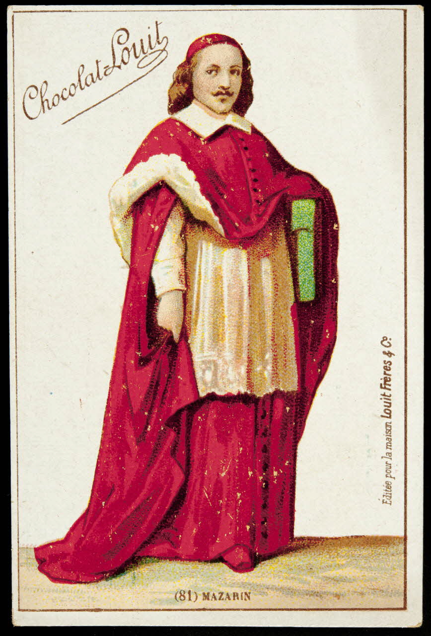 Bourgerie carte réclame chromo Paris 1880-1910 1995.1.1316.2 Photo