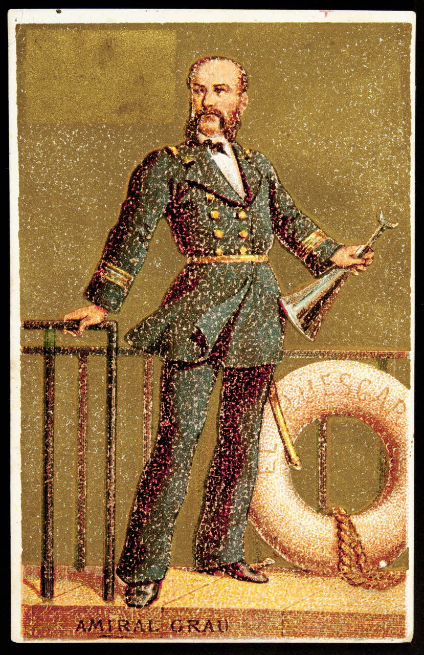 Bourgerie carte réclame chromo Paris 1880-1910 1995.1.1317.1 Photo