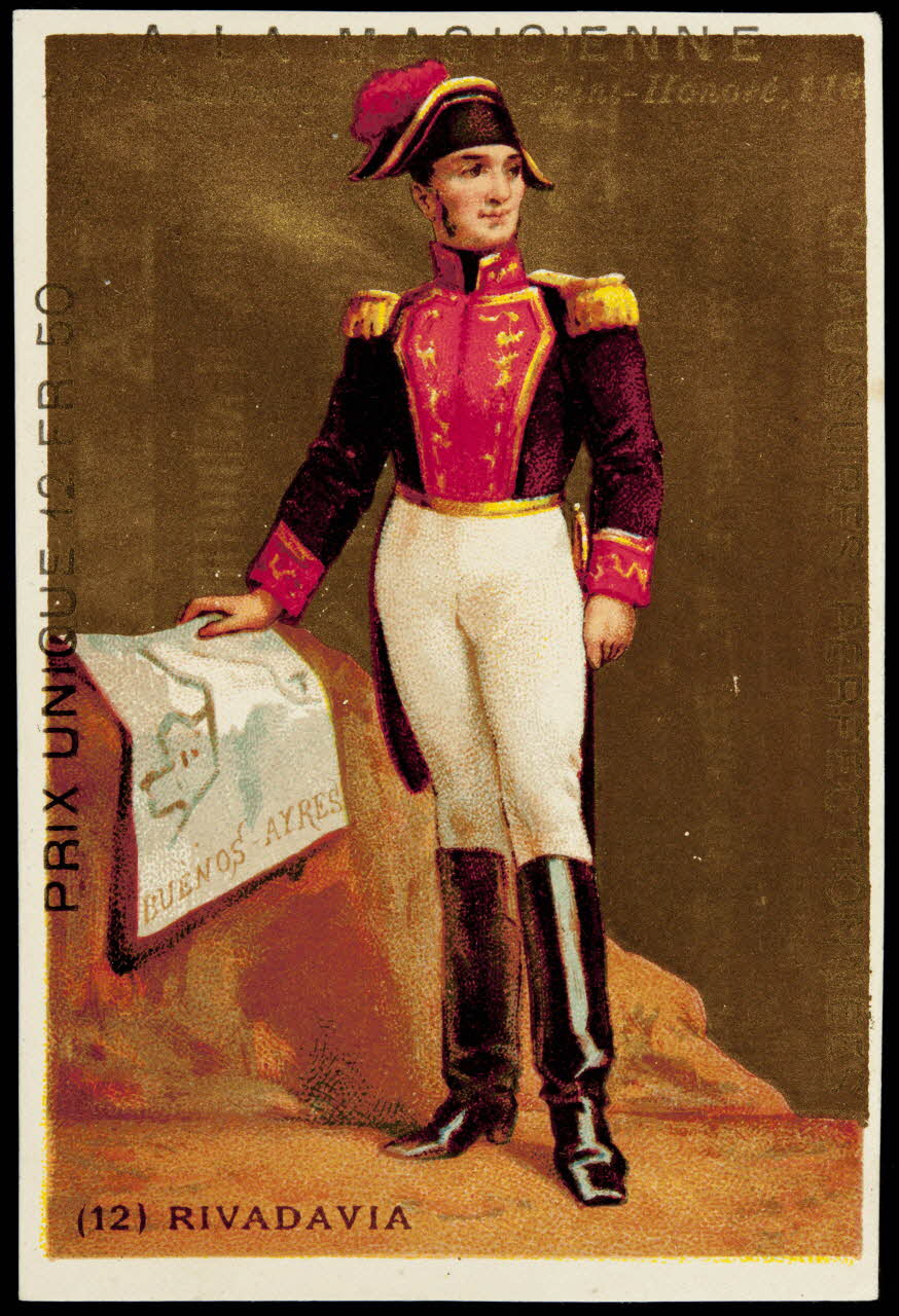 Bourgerie carte réclame chromo Paris 1880-1910 1995.1.1317.2 Photo