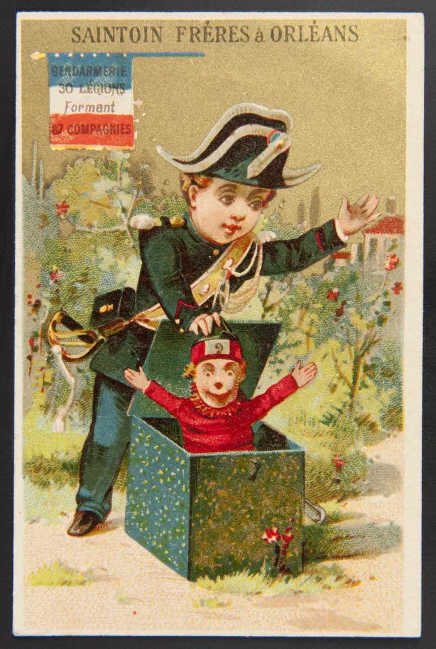Bourgerie carte réclame chromo Paris 1883-1910 1995.1.1321.4 Photo