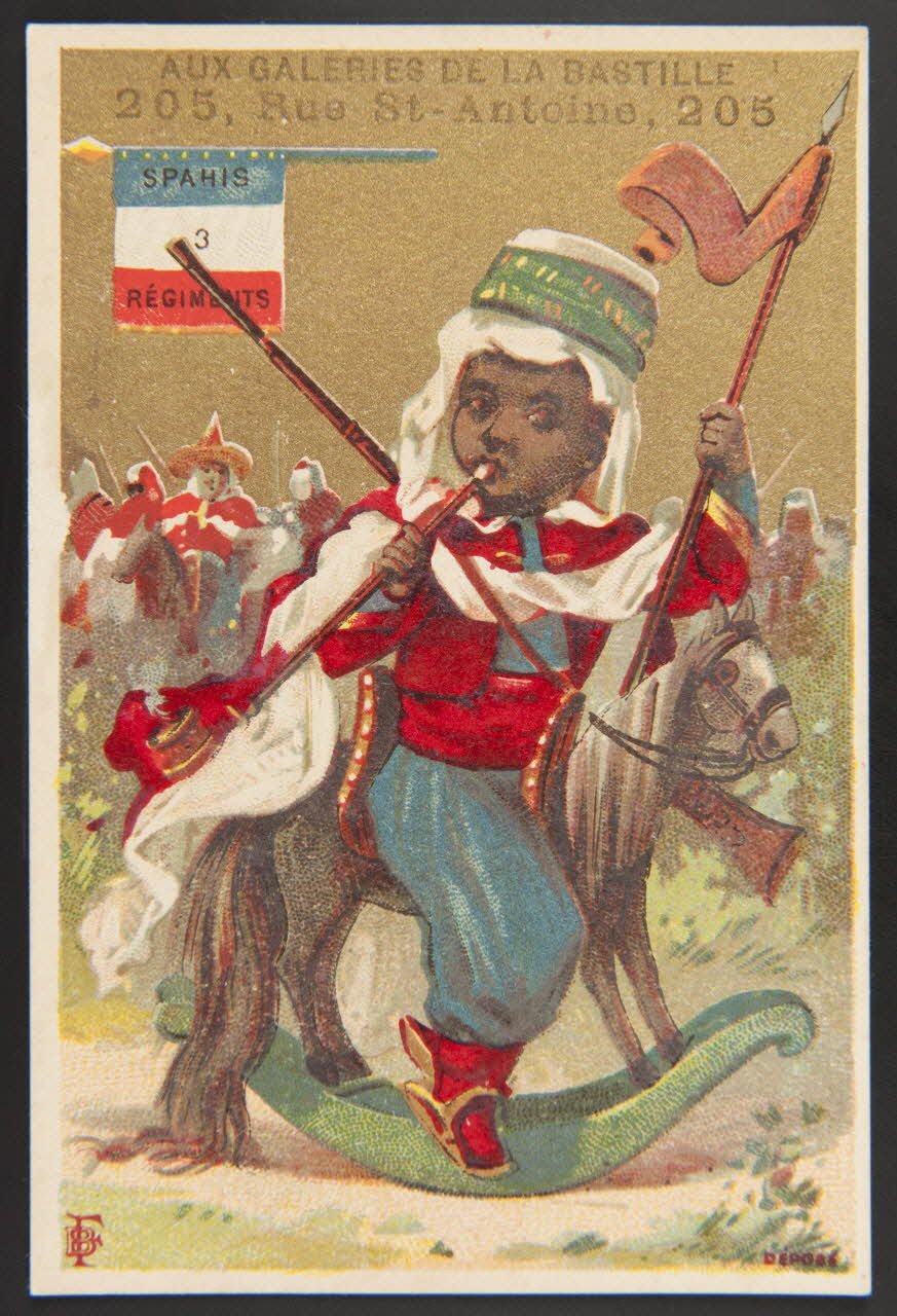 Bourgerie carte réclame chromo Paris 1880-1910 1995.1.1321.9 Photo