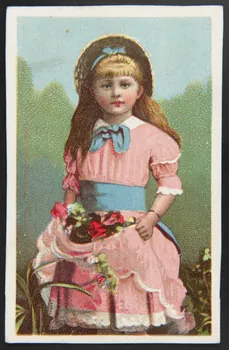 Bourgerie carte réclame chromo Paris 1880-1910 1995.1.1322.3 Photo