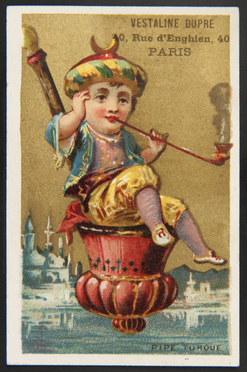 Bourgerie carte réclame chromo Paris 1880-1910 1995.1.1325.6 Photo