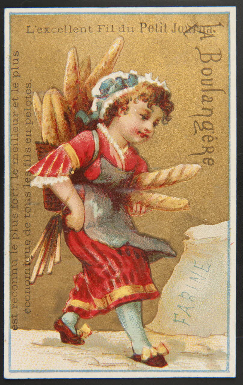 Bourgerie carte réclame chromo Paris 1880-1910 1995.1.1326.2 Photo