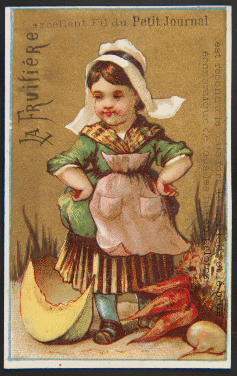 Bourgerie carte réclame chromo Paris 1880-1910 1995.1.1326.5 Photo