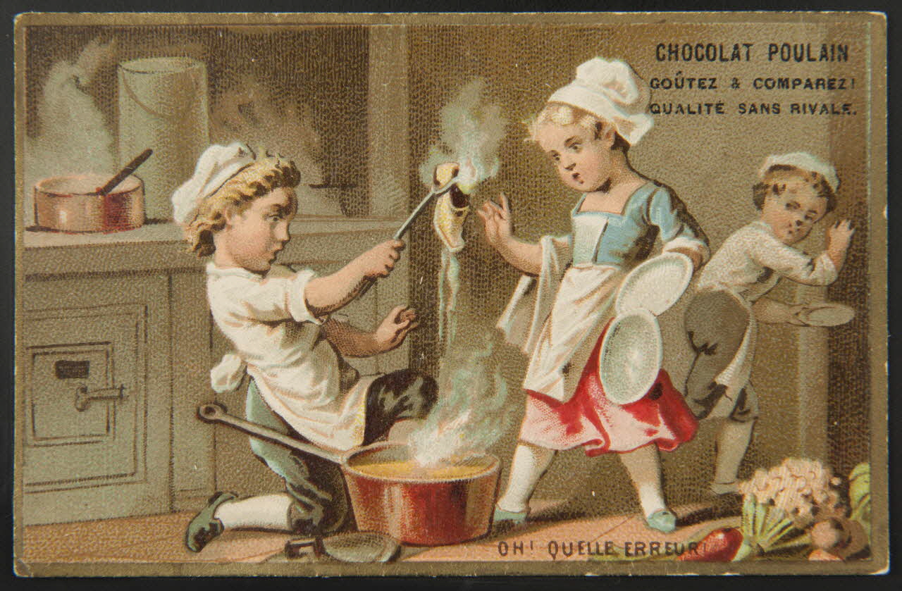 Bourgerie carte réclame chromo Paris 1880-1910 1995.1.1337.1 Photo