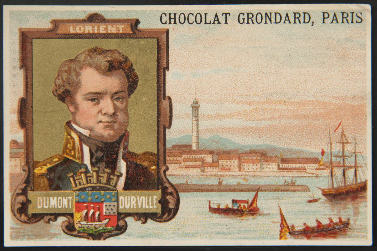 Bourgerie carte réclame chromo Paris 1880-1910 1995.1.1338.5 Photo
