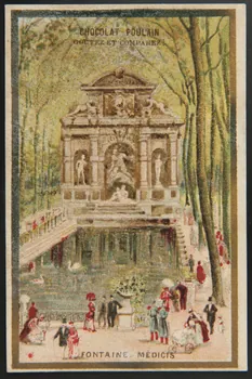 Bourgerie carte réclame chromo Paris 1880-1910 1995.1.1339.1 Photo