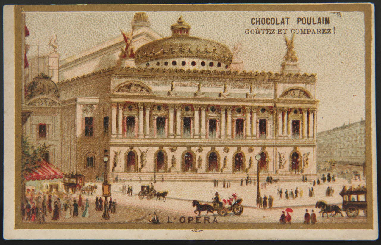 Bourgerie carte réclame chromo Paris 1880-1910 1995.1.1339.2 Photo