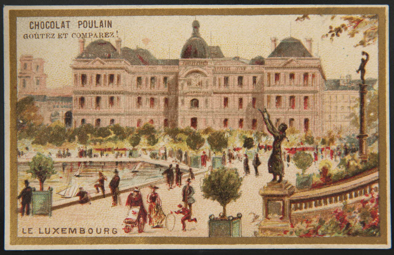 Bourgerie carte réclame chromo Paris 1880-1910 1995.1.1339.4 Photo